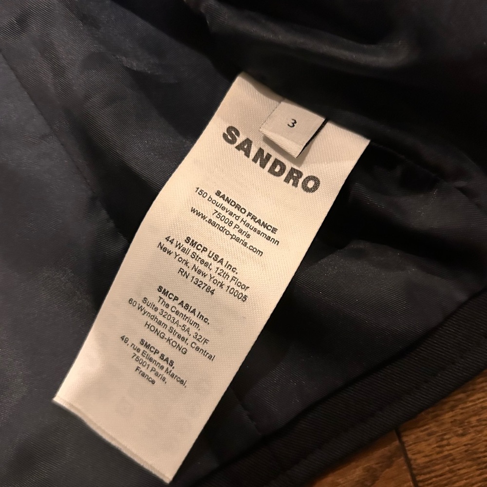 Sandro Black Jacket - Picture 2 of 10
